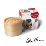 Ken Hom 2-Tier Bamboo Steamer Basket 20cm, UK version