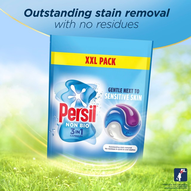 Persil Non Bio laundry capsules 58 washes, imported from the UK