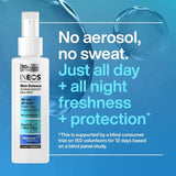 INEOS antiperspirant deodorant mist Sea Salt and Blue Lotus 200ml, UK version