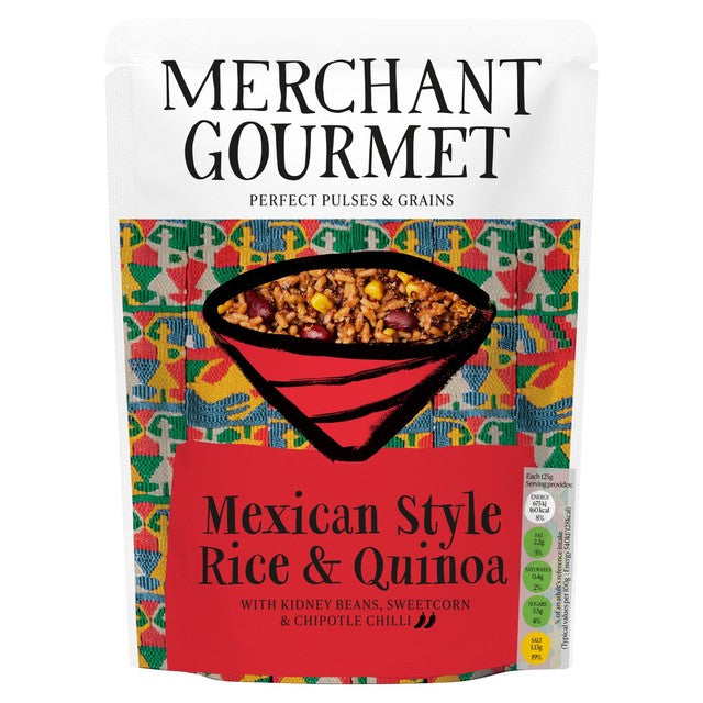 Merchant Gourmet Mexican-Style grains mix 250g, imported from the UK