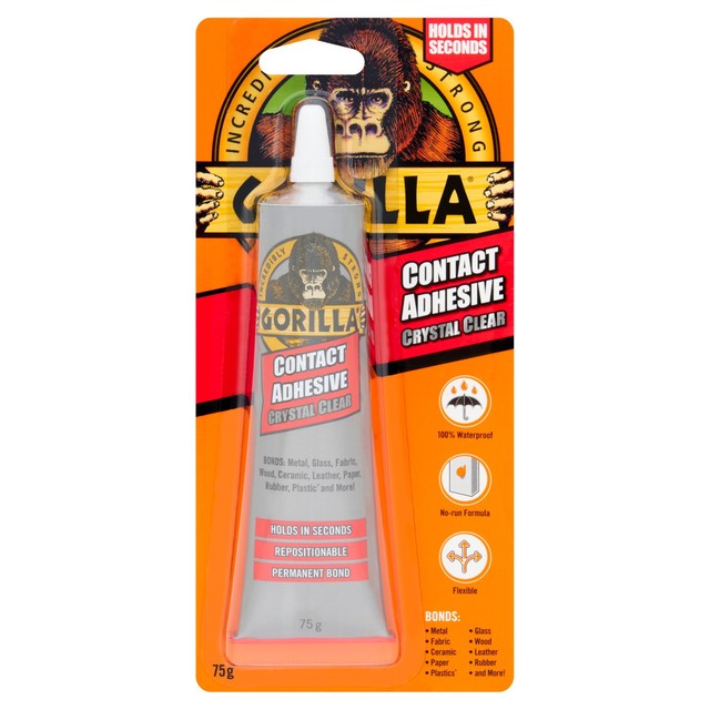 Gorilla Contact Adhesive Clear 75g, UK version