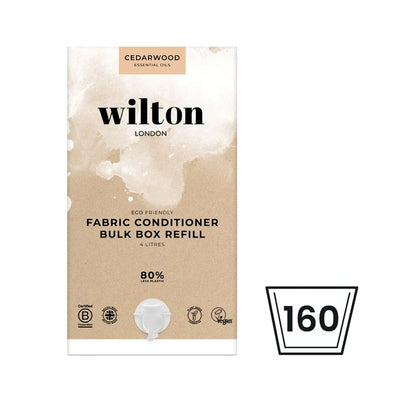 Wilton London BulkBox Cedarwood Eco Friendly Fabric Conditioner 4L