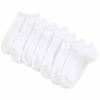 M&S Trainer Liner White Socks Size 6-8