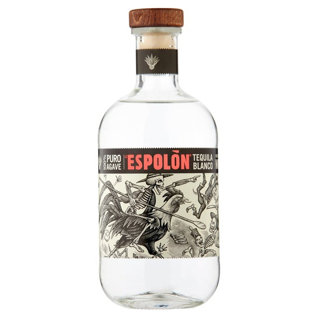 Espolon Blanco tequila 70cl - British product
