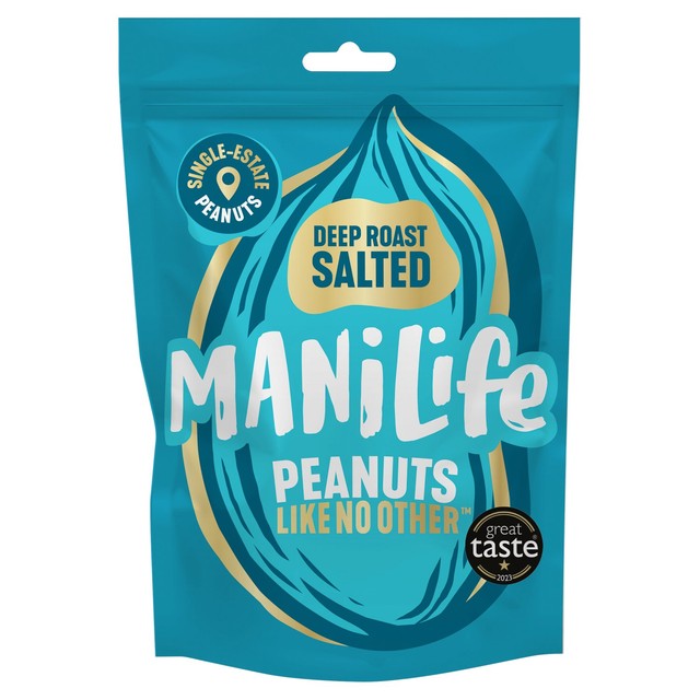 Manilife deep roast salted peanuts 75g, imported from the UK