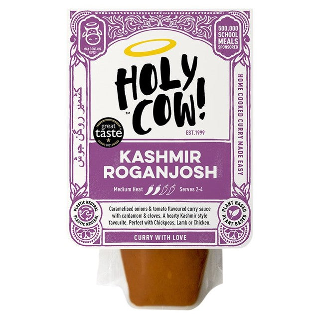 Holy Cow Kashmir Rogan Josh curry sauce 250g, UK version