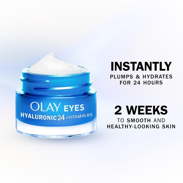 Olay Hyaluronic Acid Eye Gel Cream 15ml, imported from the UK