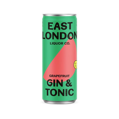 Grapefruit Gin and Tonic Alcoholic Drink 250ml Can