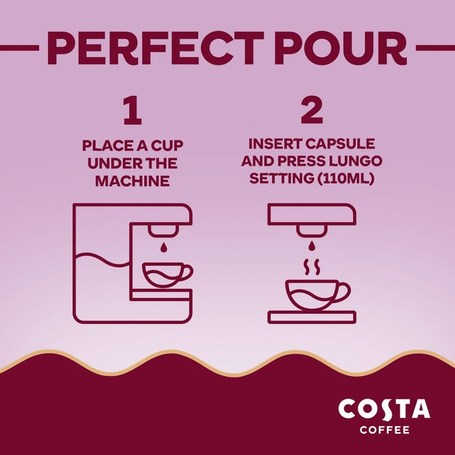 Costa decaffeinated coffee pods 10 pack - British product