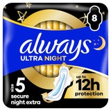 Always Ultra Secure Night Extra sanitary towels Size 5 - British product
