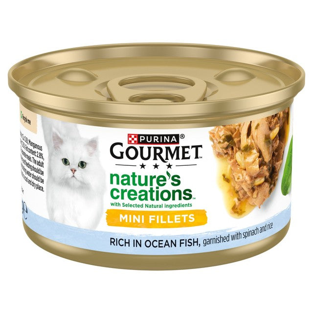 Gourmet wet cat food Ocean Fish 85g, UK version