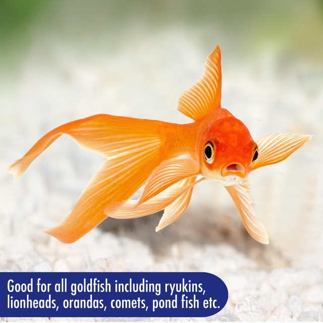 Aquarian complete nutrition goldfish food flakes 50g - British product