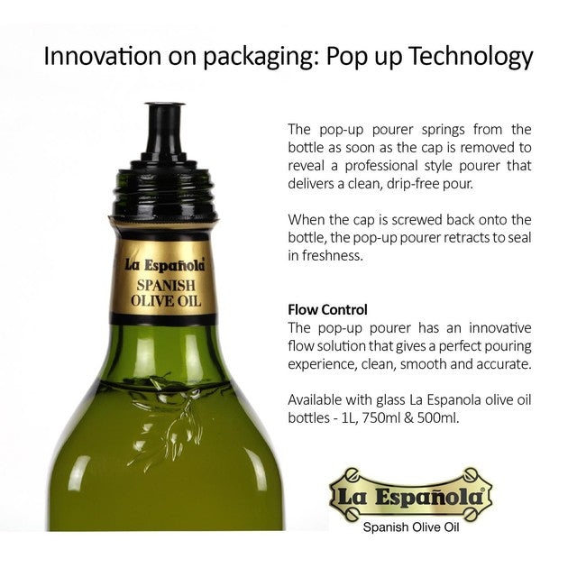La Espanola light in colour olive oil 750ml, UK version