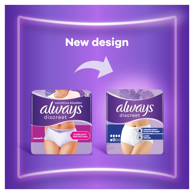 Always Discreet Incontinence Pants Size M - British product