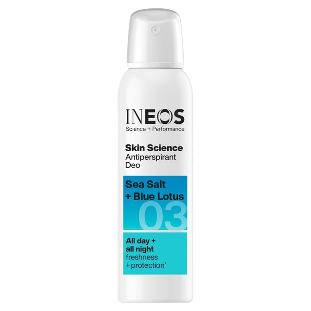 INEOS antiperspirant deodorant Sea Salt + Blue Lotus 200ml, UK version