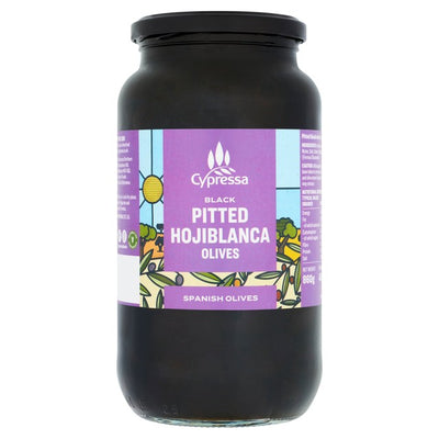 Cypressa Pitted Black Olives in Brine 860g