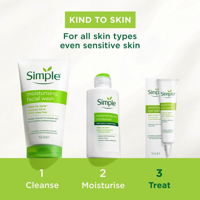 Simple Soothing Eye Balm 15ml (British brand)