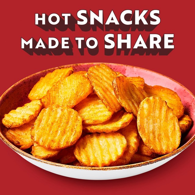 McCain Vibes Firecracker Chilli potato snack 355g, imported from the UK