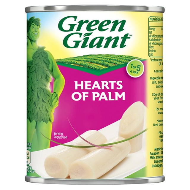 Green Giant canned hearts of palm 410g, UK version
