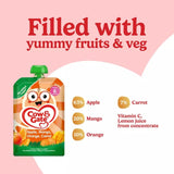 Cow & Gate apple mango orange carrot baby food pouch 100g - British product
