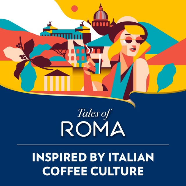 Lavazza Tales of Italy Roma coffee capsules 10 capsules, UK version