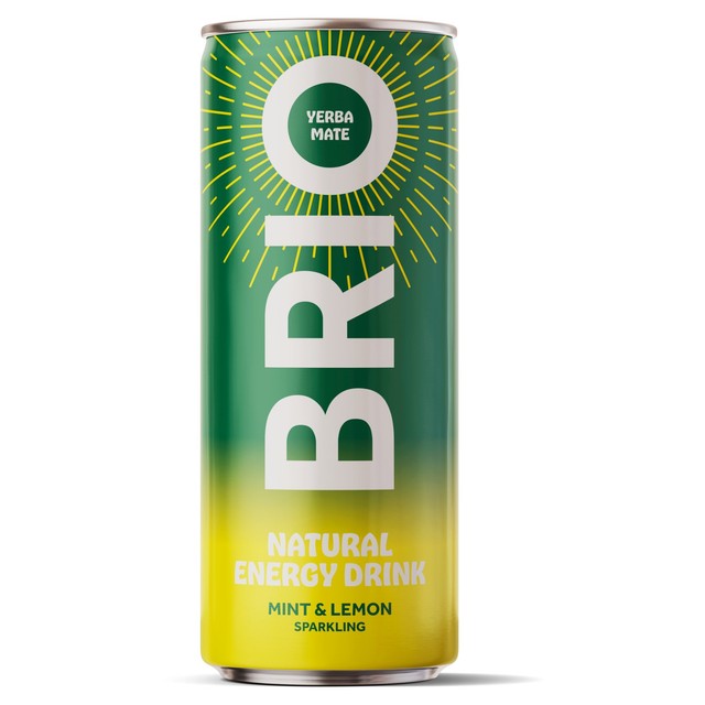 Brio energy drink mint and lemon 250ml - British product