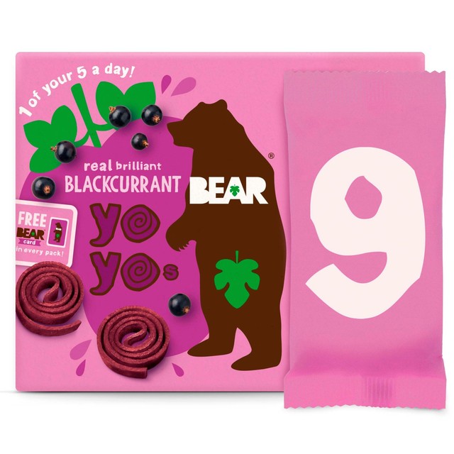 Bear fruit yoyos blackcurrant family pack - British product