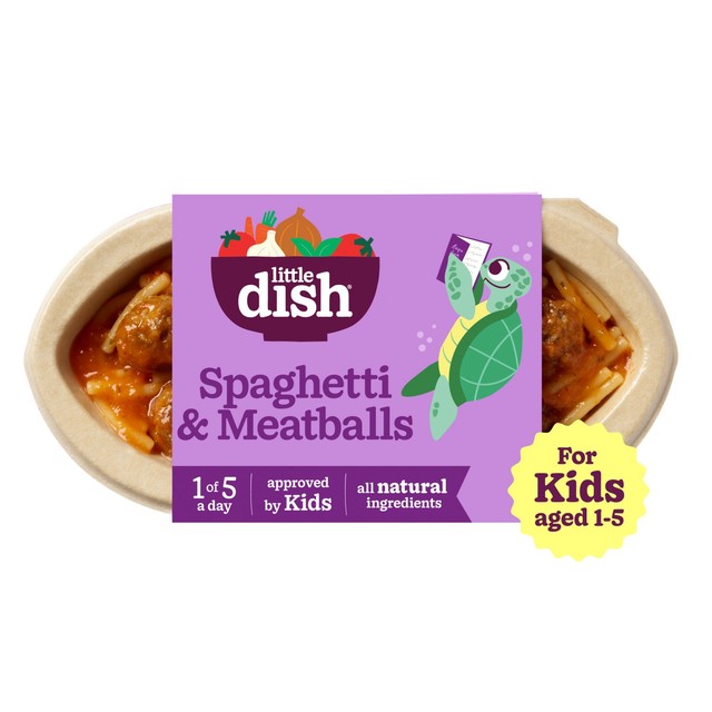 Little Dish spaghetti and meatballs children's meal 200g, UK version