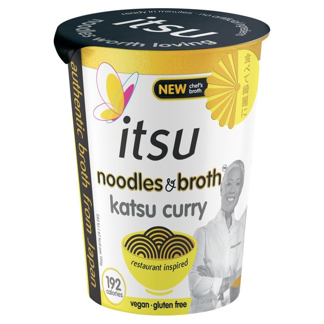 Itsu Katsu Curry instant noodles pot 64g, UK version