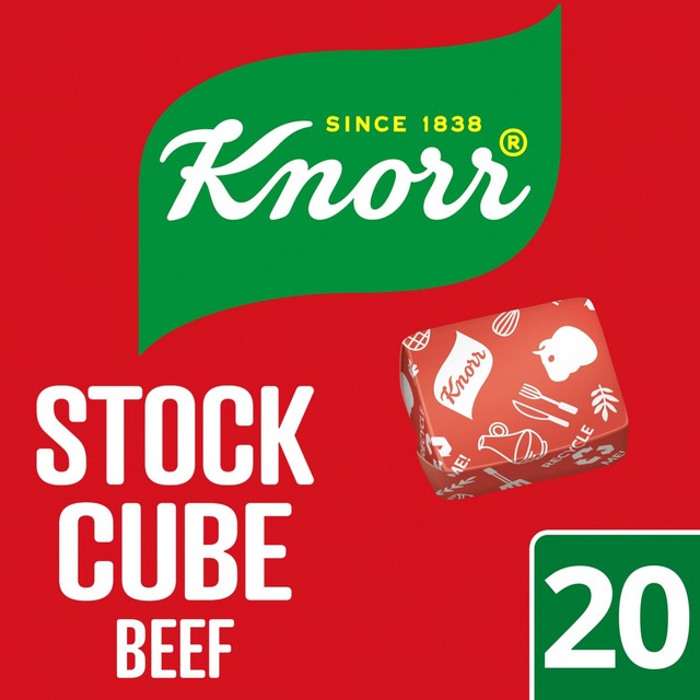 Knorr beef stock cubes 200g, UK version