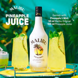 Malibu Original White Rum Coconut Flavour 70cl bottle, imported from the UK
