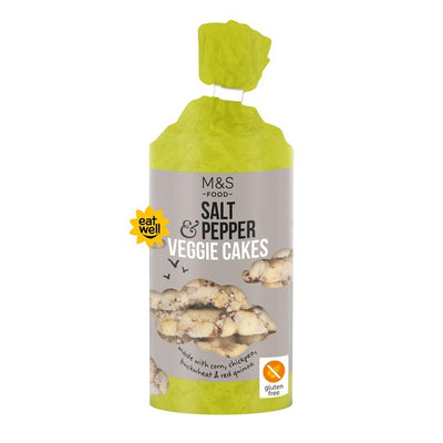 M&S Salt & Pepper Veggie Cakes Corn Cakes 147g