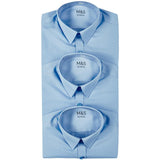 M&S boys school shirts blue 12-13 size, imported from the UK