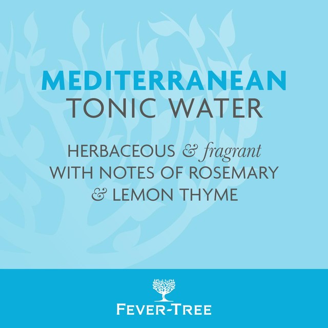 Fever-Tree Light Mediterranean Tonic Water 15 x 150ml Cans - British product