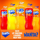 Fanta orange sparkling soft drink 2L - British product