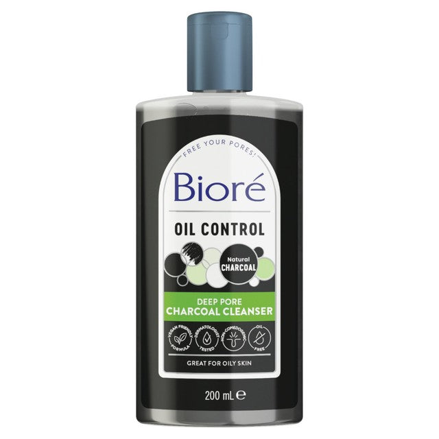 Biore charcoal pore cleanser 200ml - British product