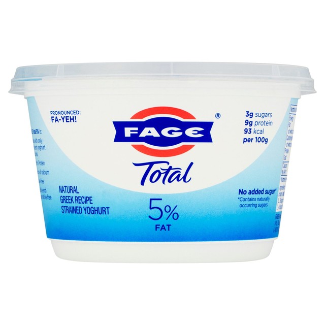 Fage Total 5% fat natural Greek yoghurt 450g - British product
