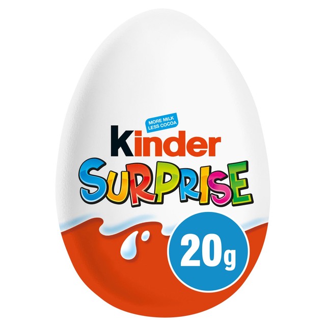 Kinder Surprise Chocolate Egg with Toy 20g, UK version