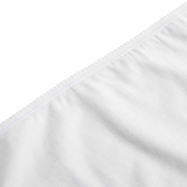 M&S women's pure cotton bikini knickers white size 12, imported from the UK