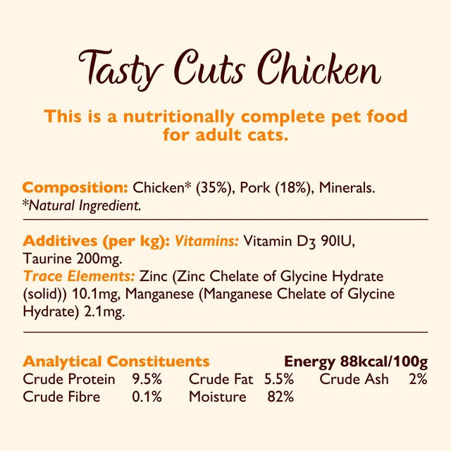 Lily's Kitchen wet cat food chicken 85g, UK version