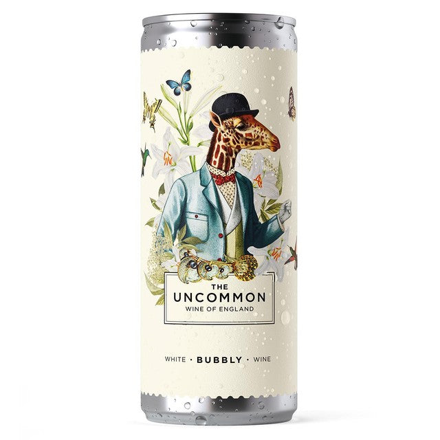 The Uncommon English Bubbly White Wine 250ml can (British brand)