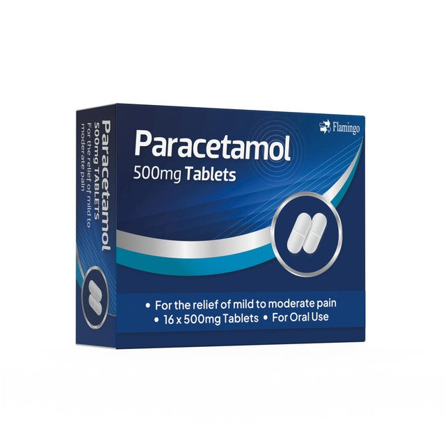 Flamingo Pharma Paracetamol 500mg Tablets 16 Pack - British product