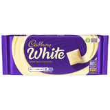 Cadbury white chocolate bar 180g - British product