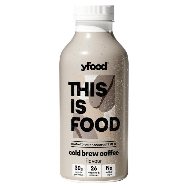 Yfood Cold Brew Coffee ready-to-drink meal 500ml (British brand)