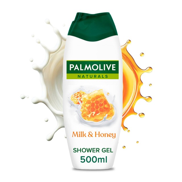 Palmolive milk honey shower gel 500ml, imported from the UK