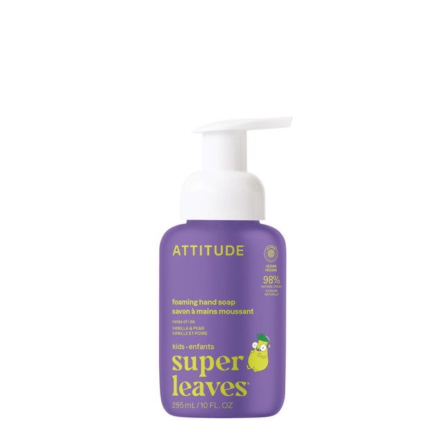 Attitude foaming hand soap vanilla and pear 295ml - British product