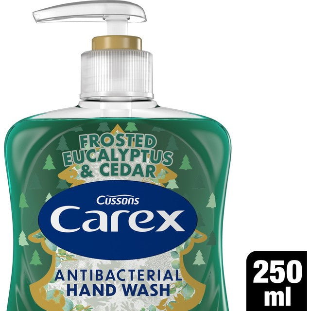 Carex Festive Eucalyptus Cedar Antibacterial Hand Wash 250ml - British product