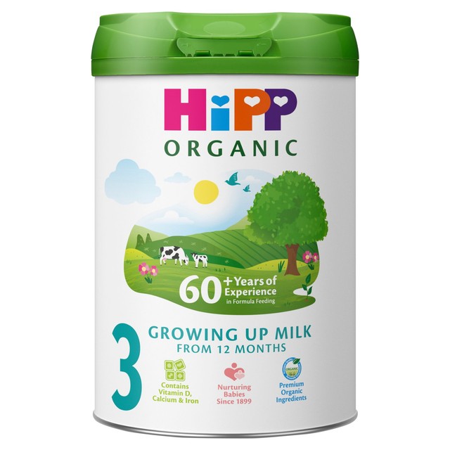 HiPP Organic 3 toddler milk powder 800g, UK version