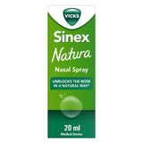 Vicks Sinex Natura nasal spray 20ml (British brand)