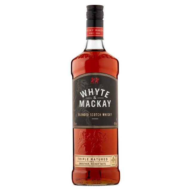 Whyte & Mackay Triple Matured Blended Scotch Whisky 1L (British brand)